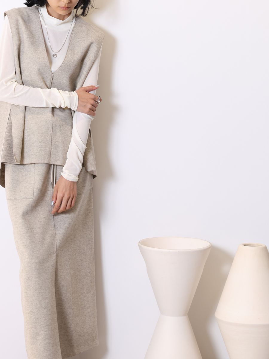 【CHIGNON】オーバル&ボールトップネックレス/0055-348SH