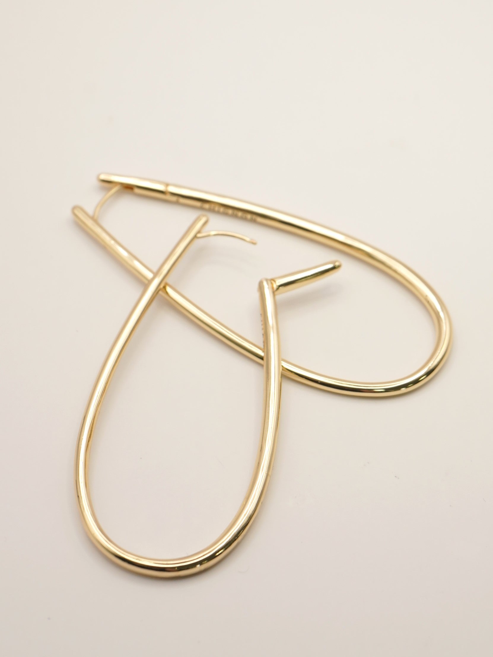 【CHIGNON】ドロップフープワンタッチピアス/0061-112SH