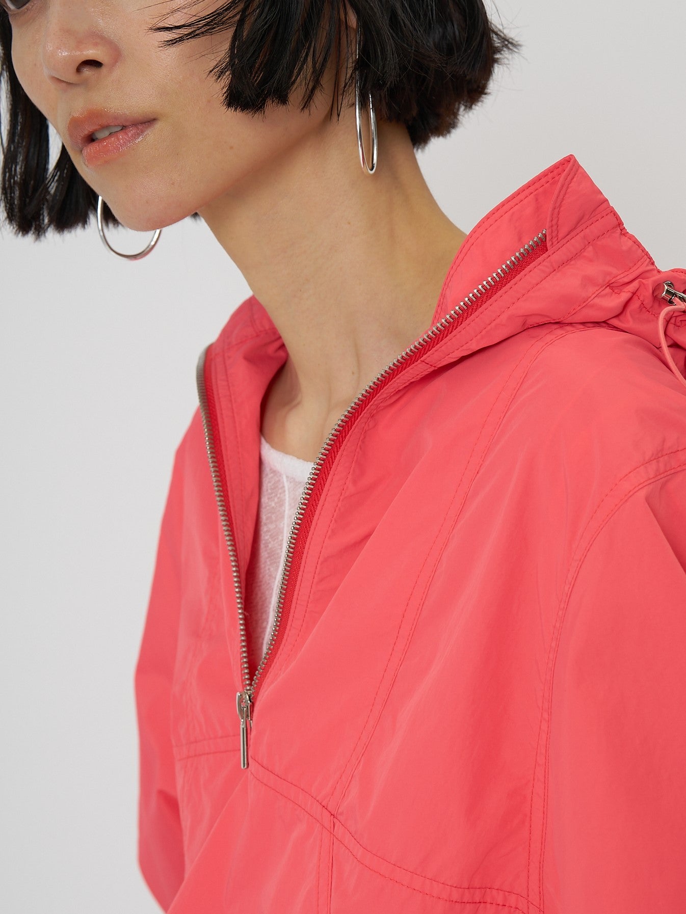 【CHIGNON】ドロップフープワンタッチピアス/0061-112SH