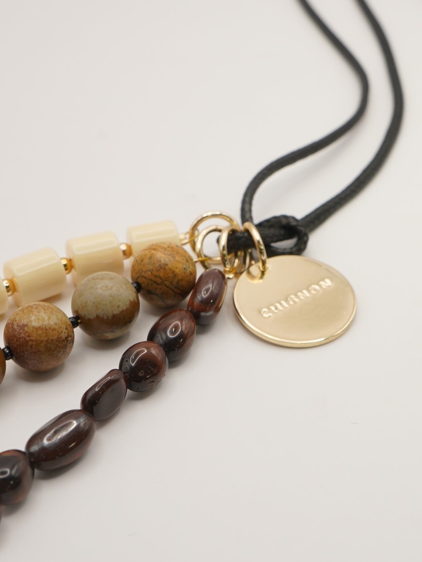 【CHIGNON】天然石ネックレス&キーホルダー/0061-117SH