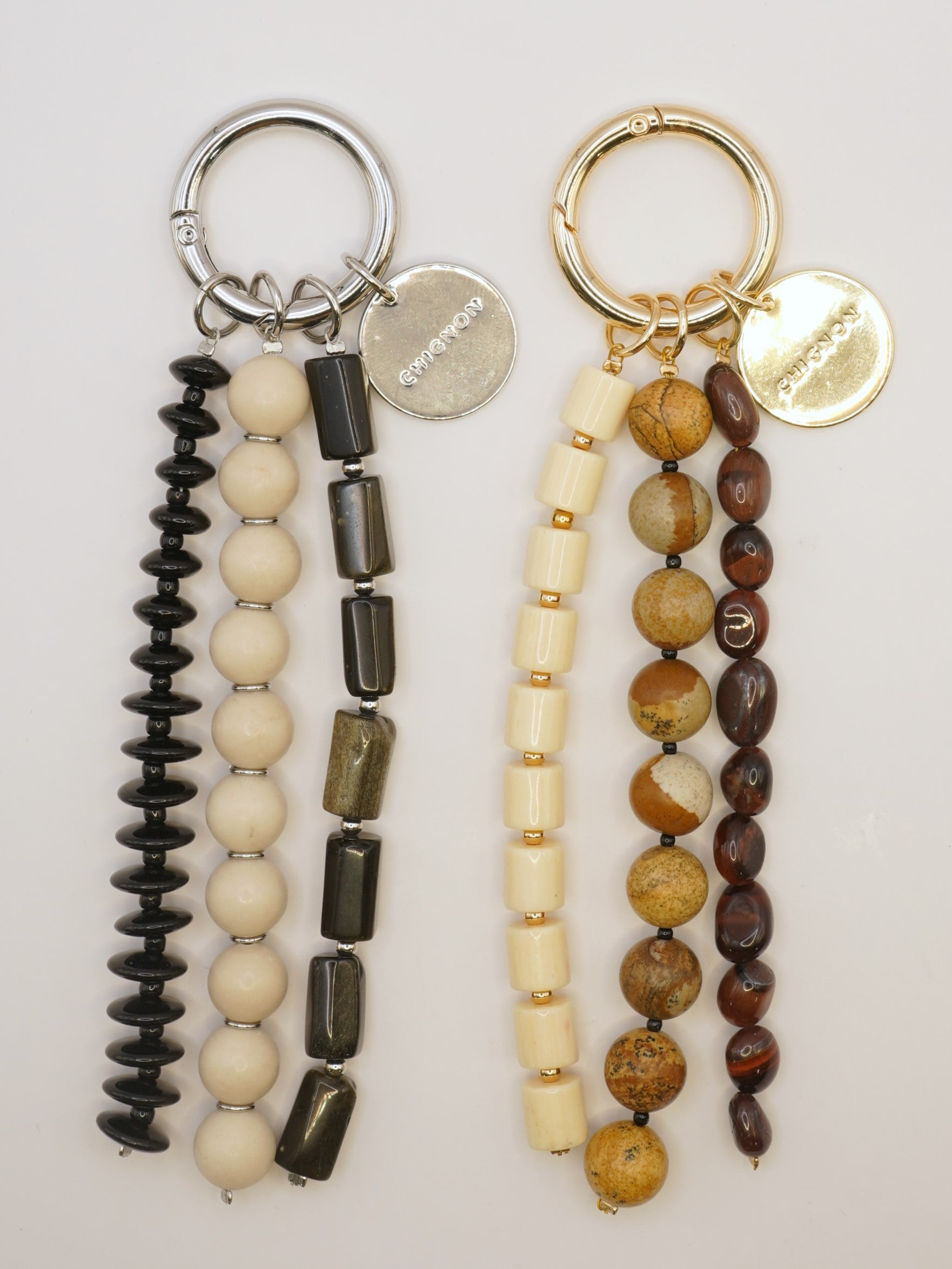 【CHIGNON】天然石ネックレス&キーホルダー/0061-117SH