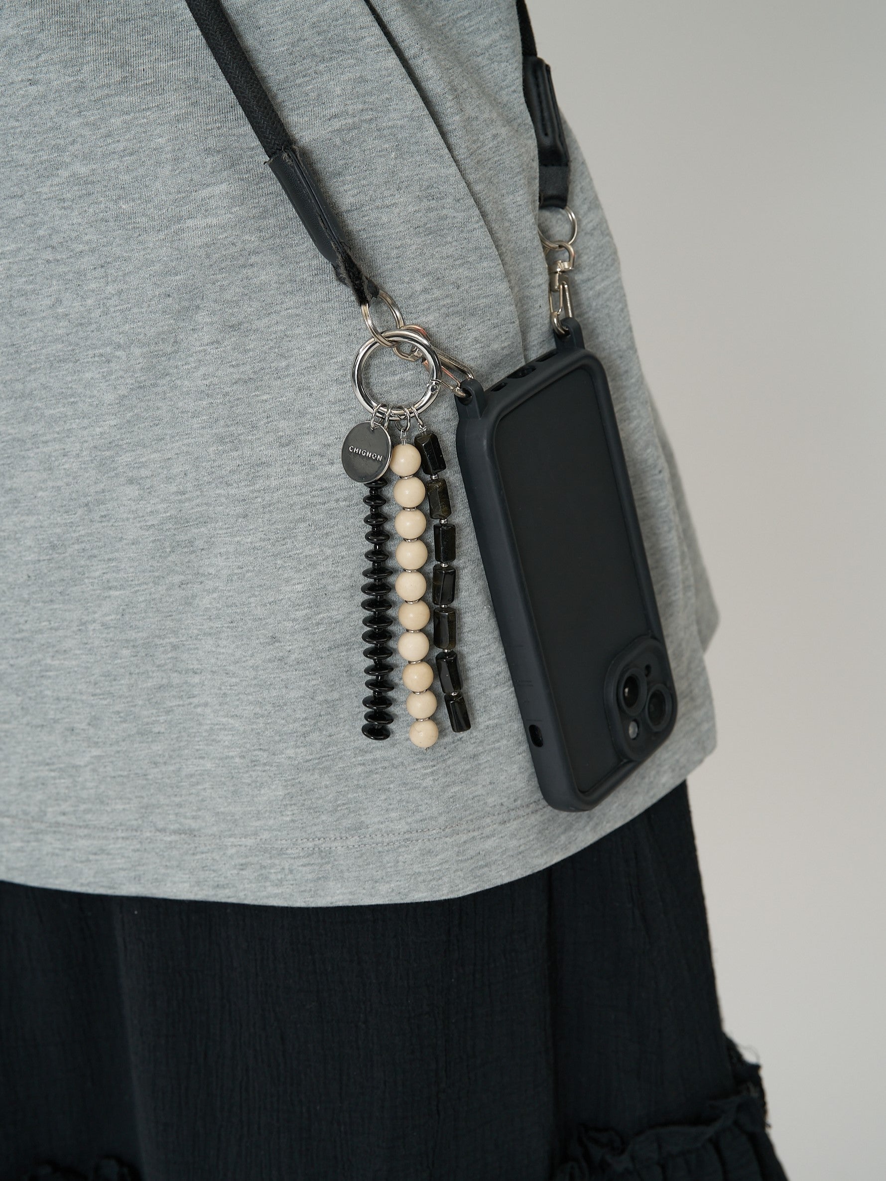 【CHIGNON】天然石ネックレス&キーホルダー/0061-117SH