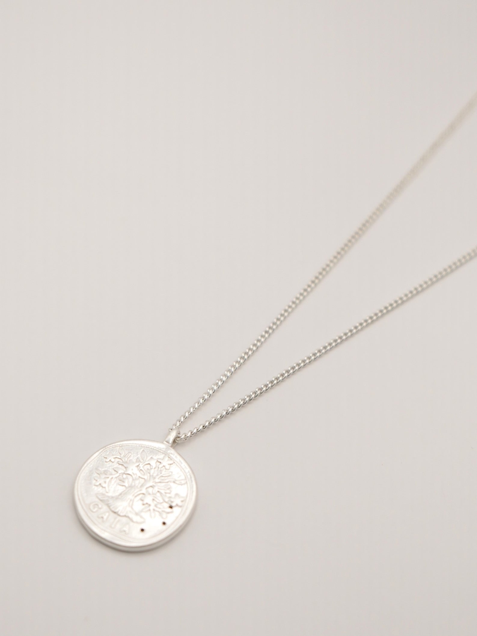 【CHIGNON】石入りコインネックレス/0061-118SH