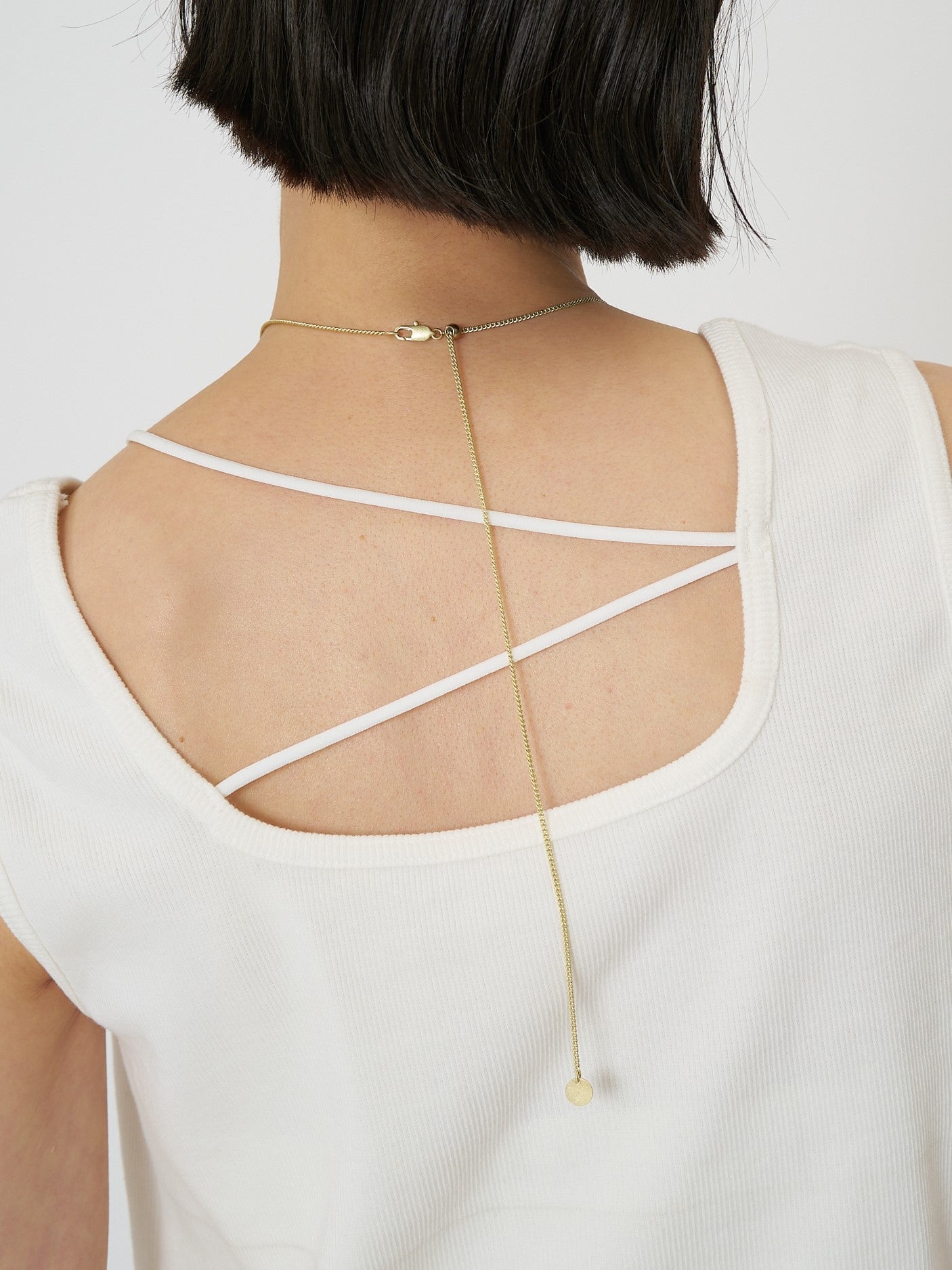 【CHIGNON】石入りコインネックレス/0061-118SH