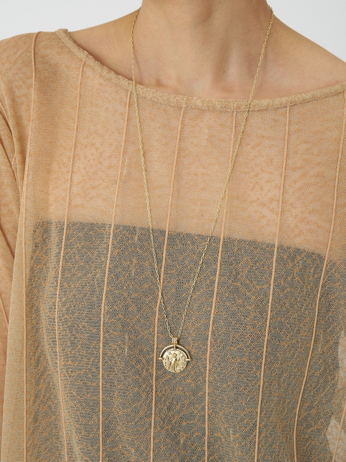 【CHIGNON】変形コインネックレス/0061-119SH