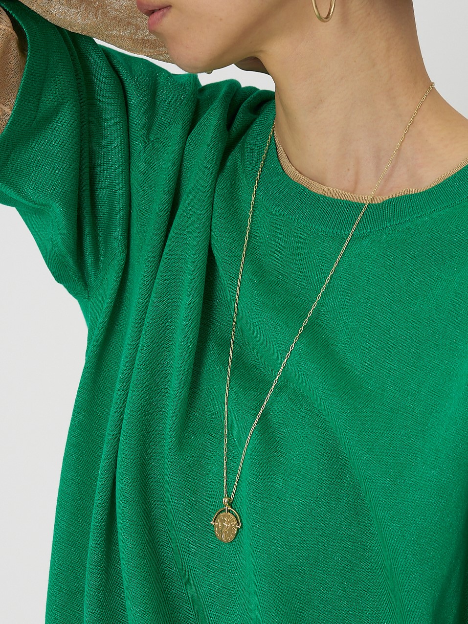 【CHIGNON】変形コインネックレス/0061-119SH