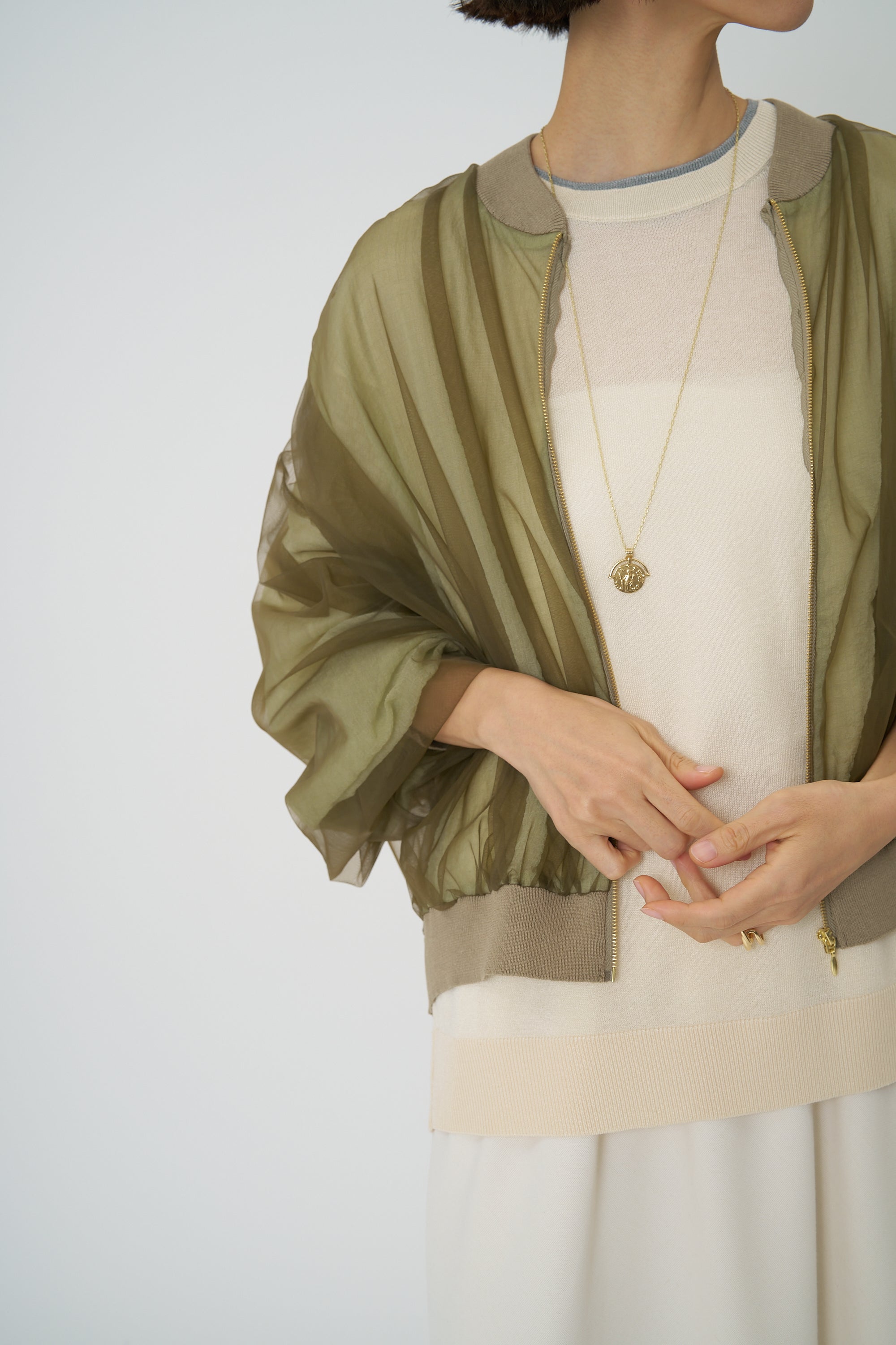 【CHIGNON】変形コインネックレス/0061-119SH