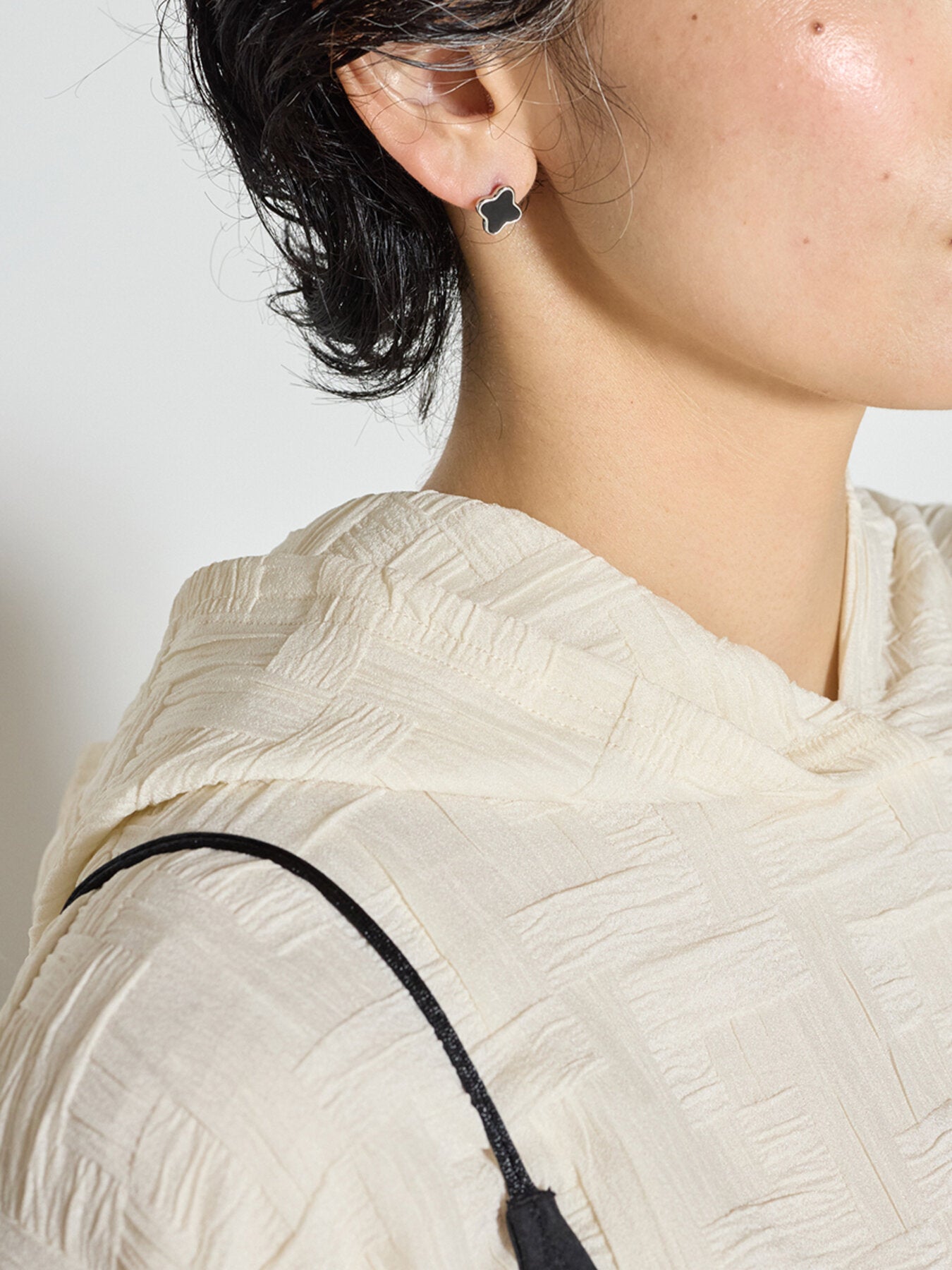 【CHIGNON】クローバーフープピアス&ミニエポピアス/0065-452SH