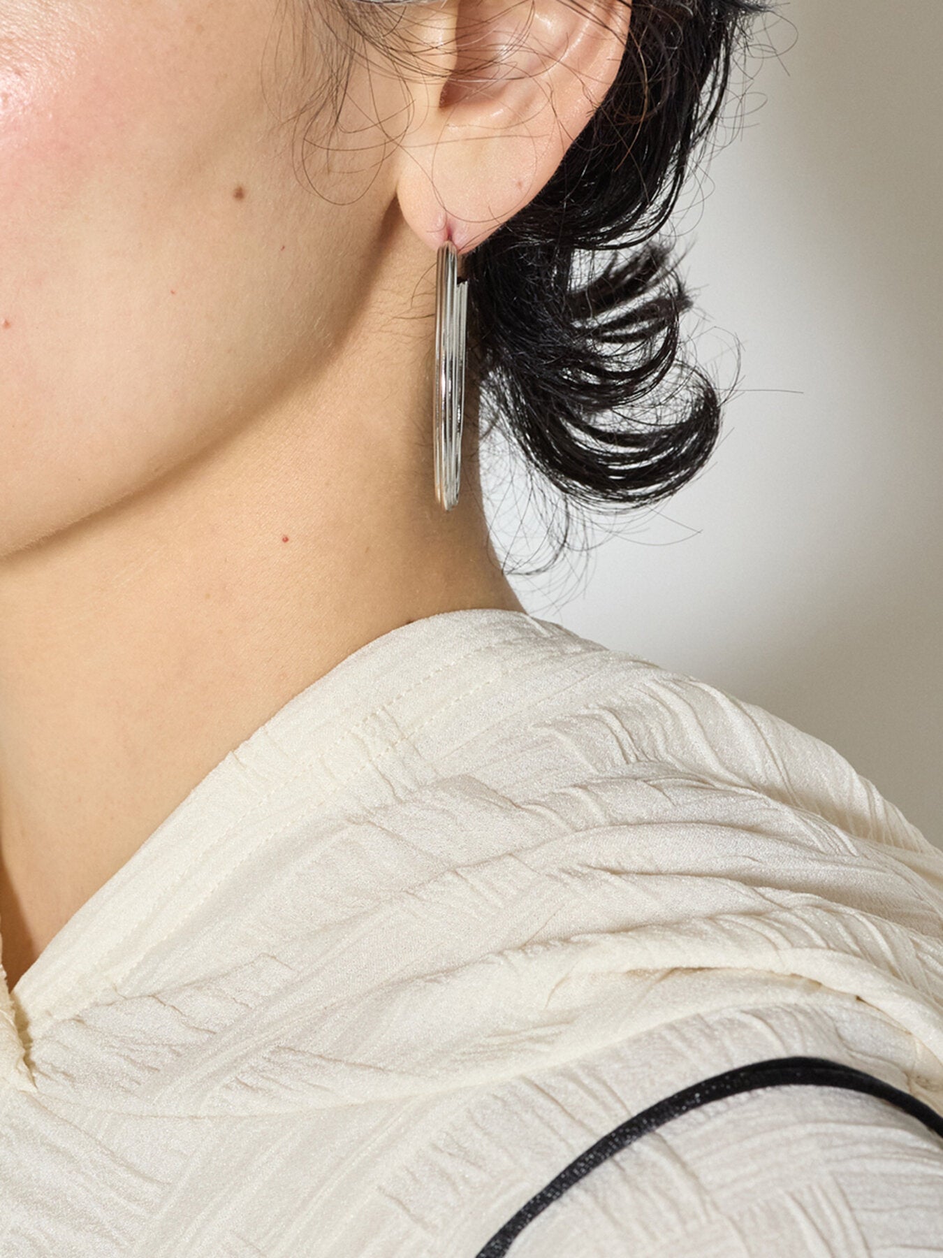 【CHIGNON】クローバーフープピアス&ミニエポピアス/0065-452SH