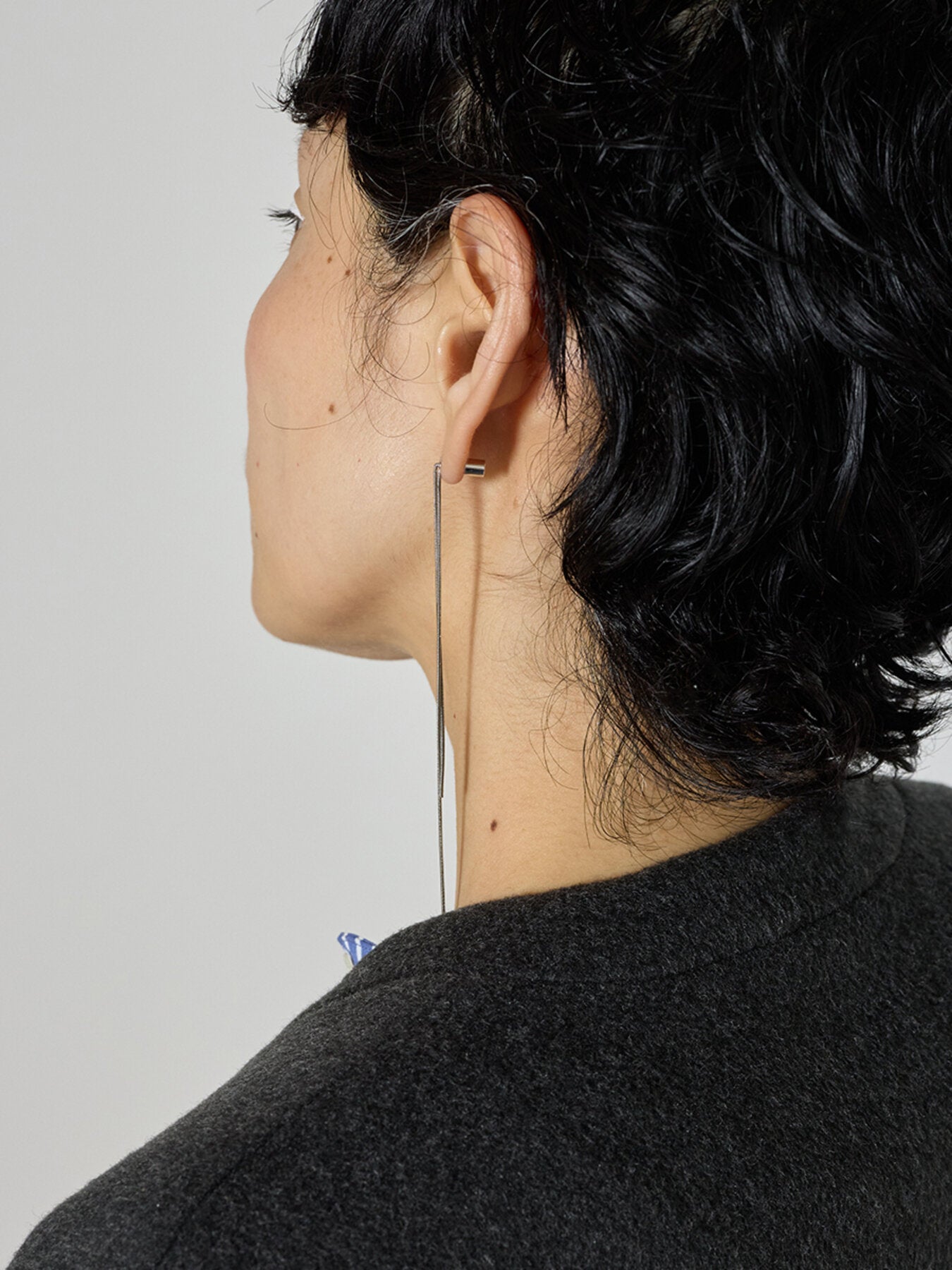【CHIGNON】ステンレスチェーン2WAYピアス/0065-453SH