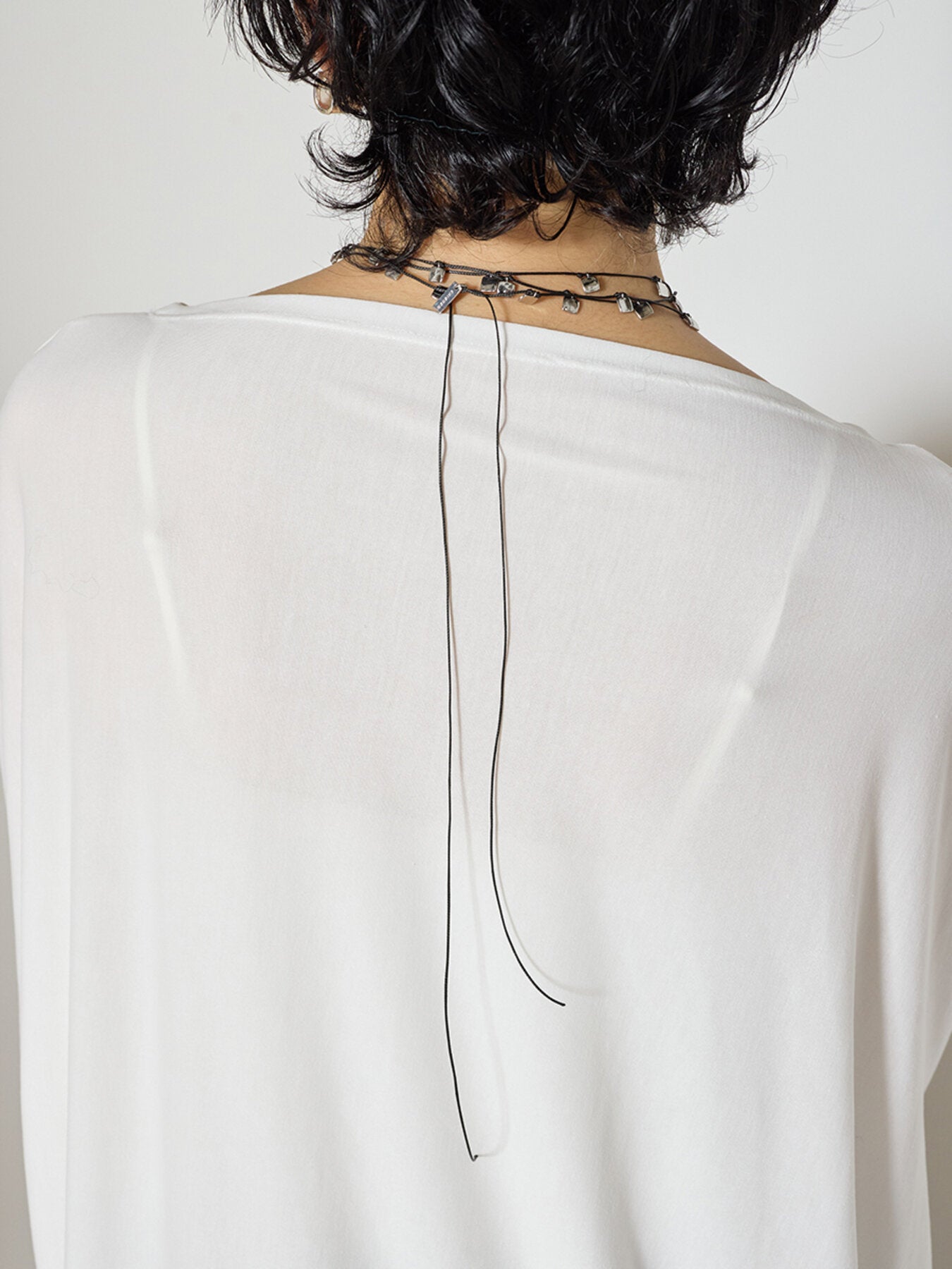 【CHIGNON】メルティスクエアコードネックレス/0065-456SH