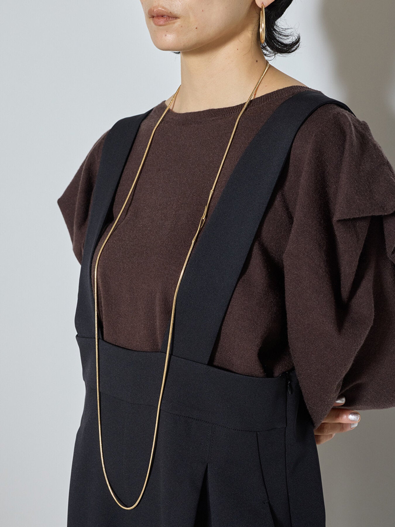 【CHIGNON】スネークチェーンラップネックレス/0065-457SH