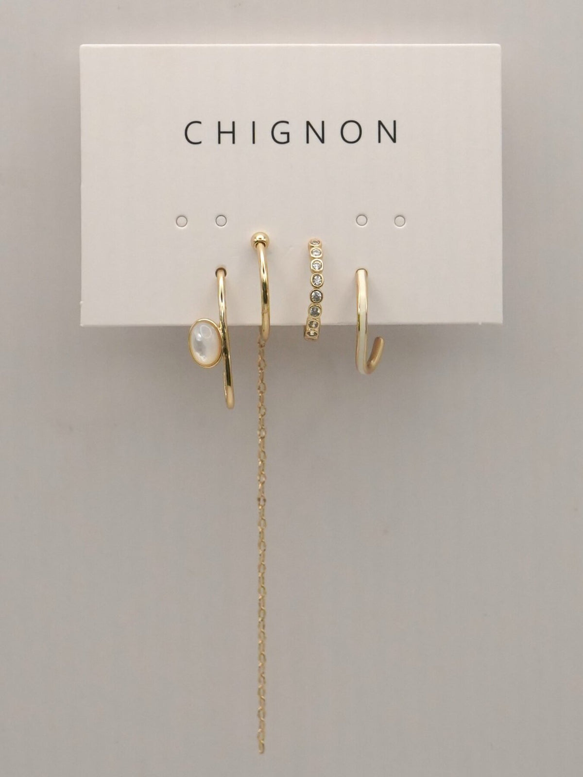 【CHIGNON】4レイヤーイヤカフセット/0066-778SH