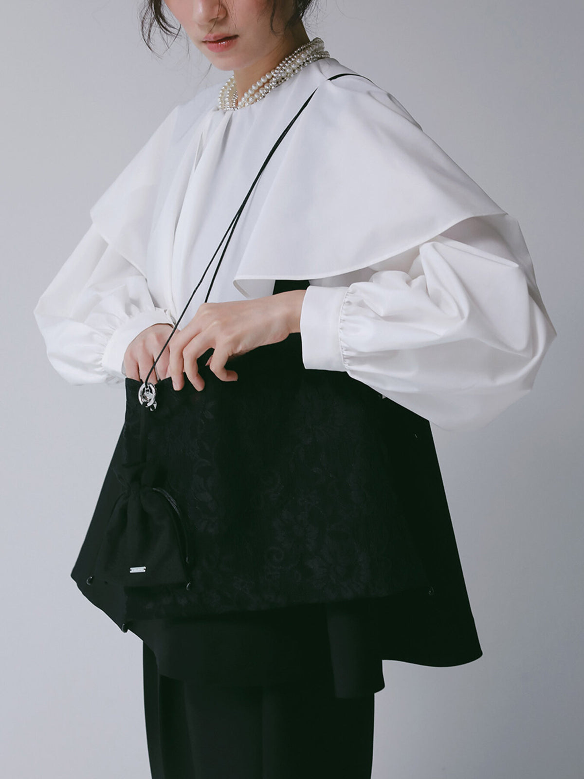 【CHIGNON】レースバッグ&ミニ巾着/0066-786SH