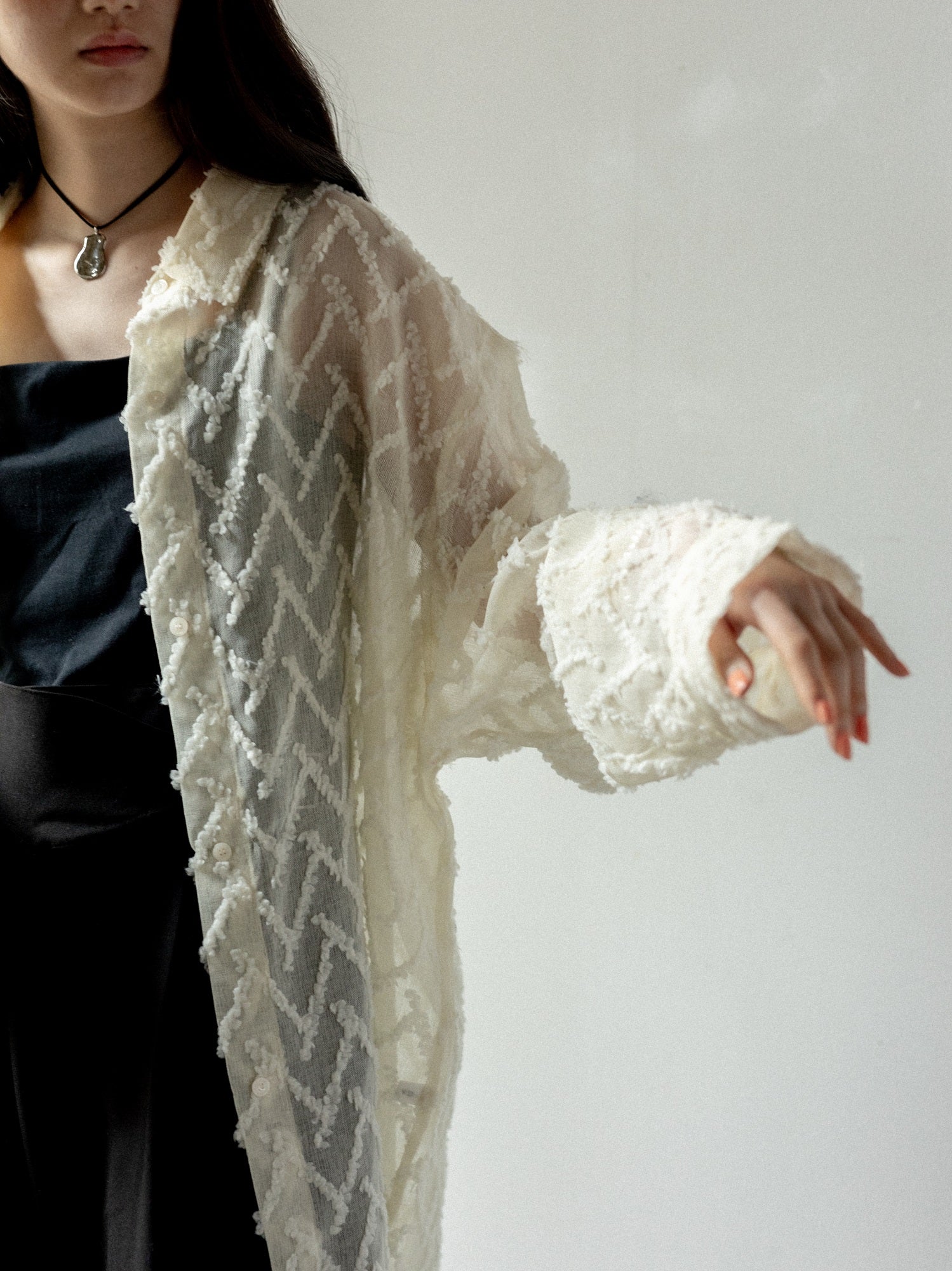 【AGAWD】シアーシャツ /2401-771222