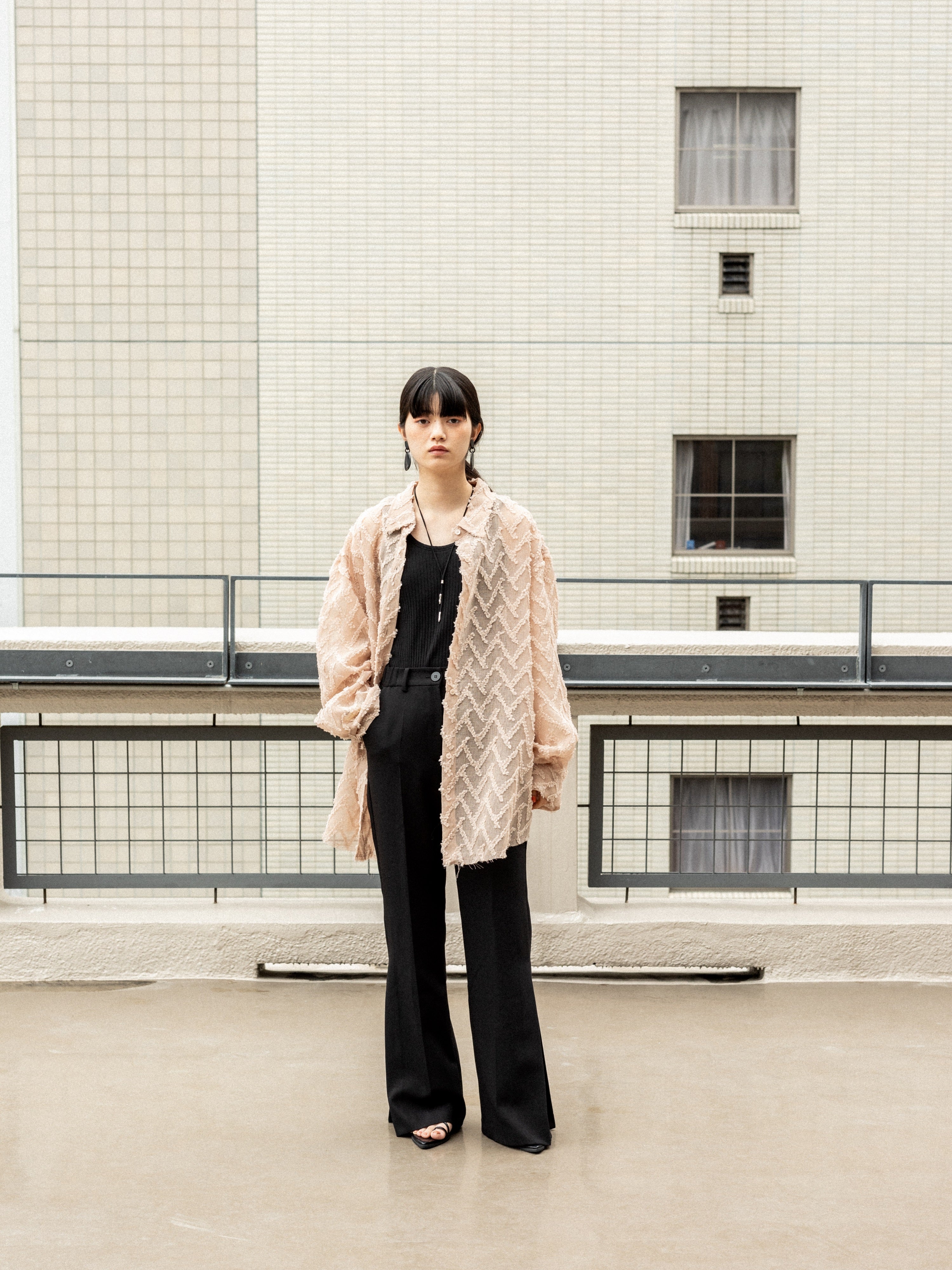 【AGAWD】シアーシャツ /2401-771222