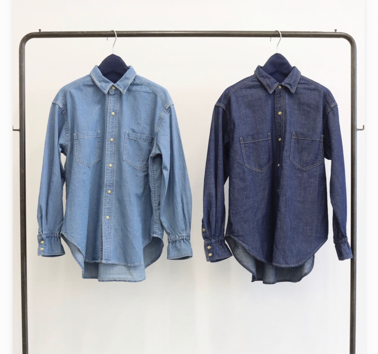 【LE MÉLANGE】ライトデニムシャツ/8443202-3