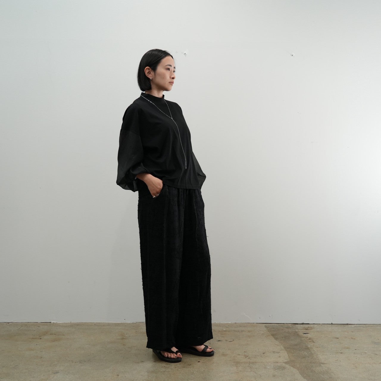 【RILATO】ジャガードリラックスパンツ/R25379