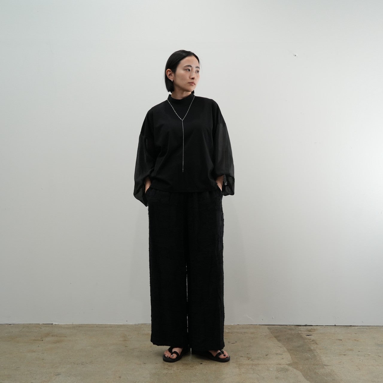 【RILATO】ジャガードリラックスパンツ/R25379