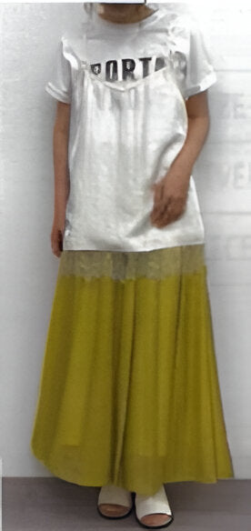 【再入荷予約】【CLOCHE】レースキャミ/612-85710