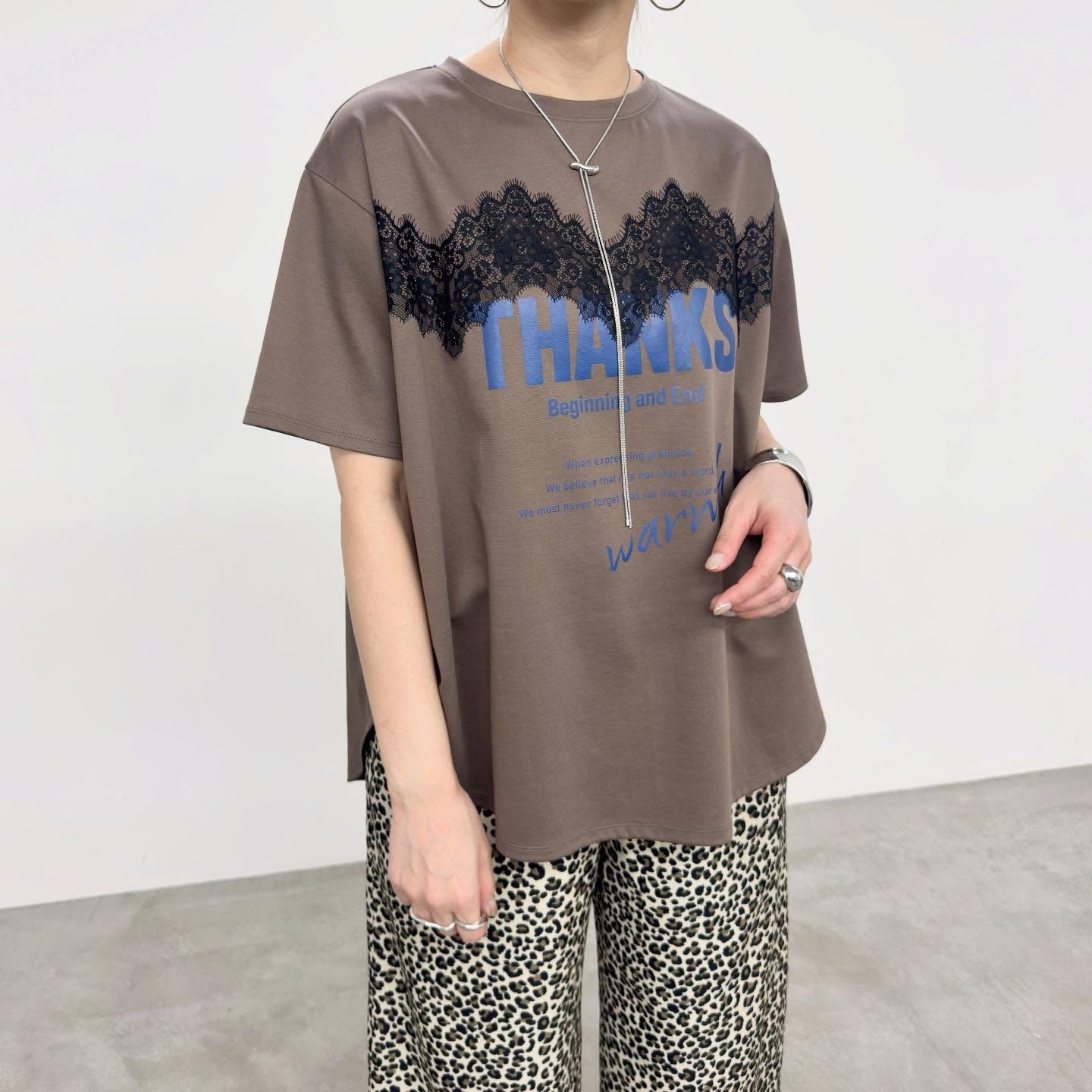 【NUS】ZOCCONポンチ×アイラッシュレースロゴT/610-35043