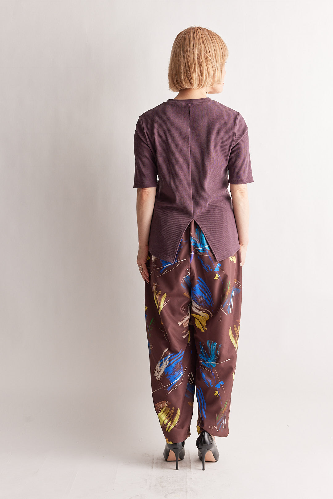 【STELLA CIFFON】ライフニューカラープリントパンツ/ST2-26204A