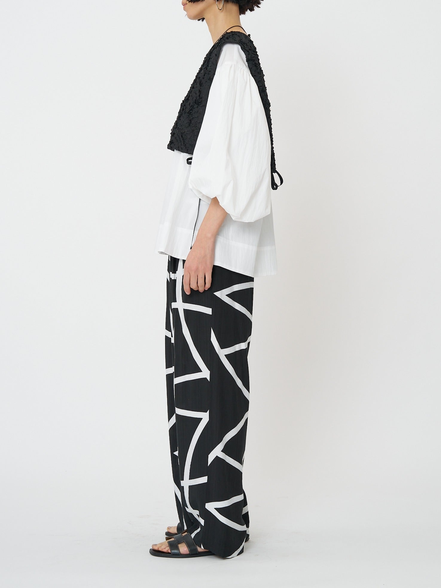 【CHIGNON】 バルーンスリーブブラウス/1261-033MK