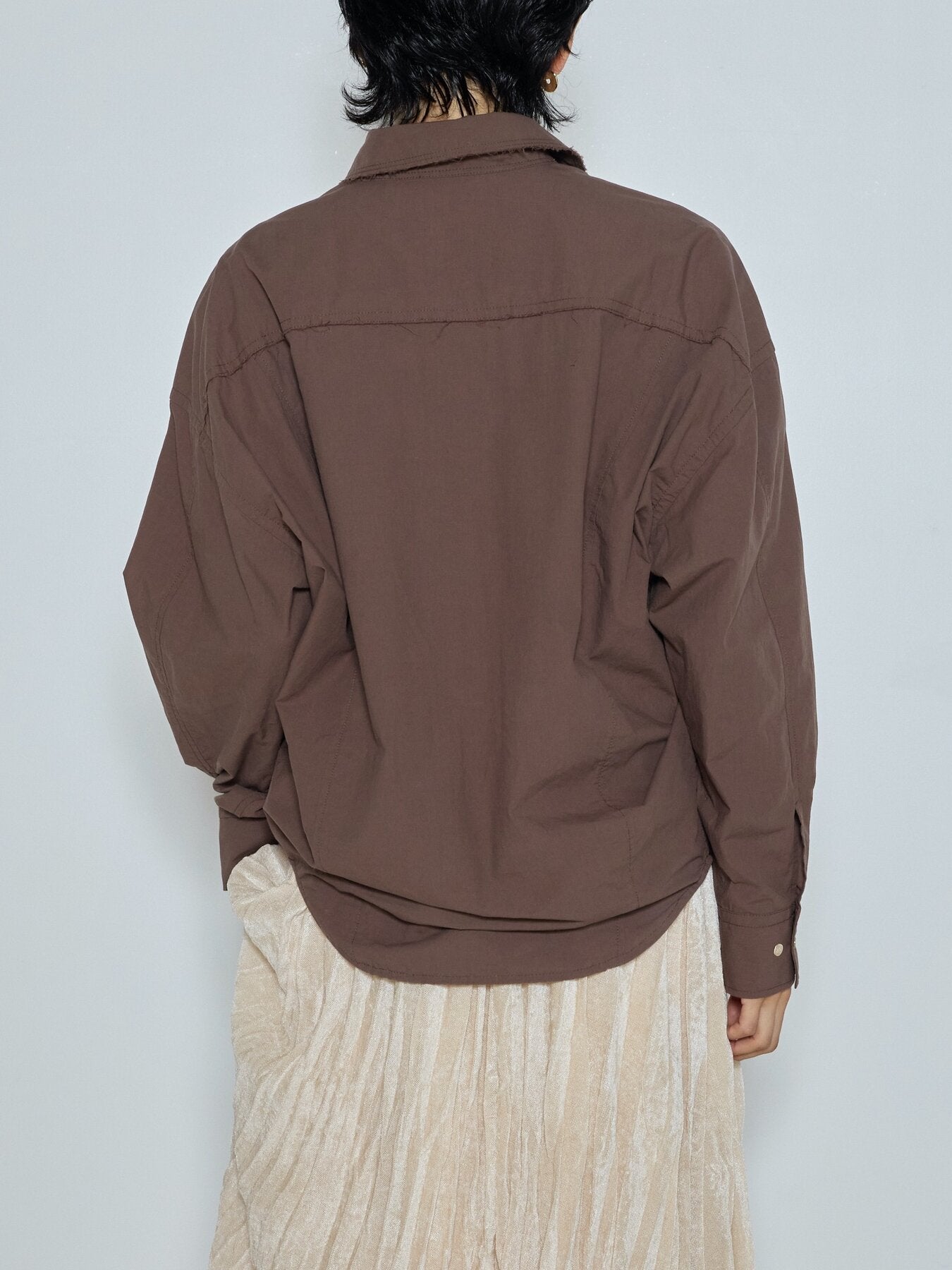 【CHIGNON】ウォッシュドニュアンスシャツ/1265-370YM