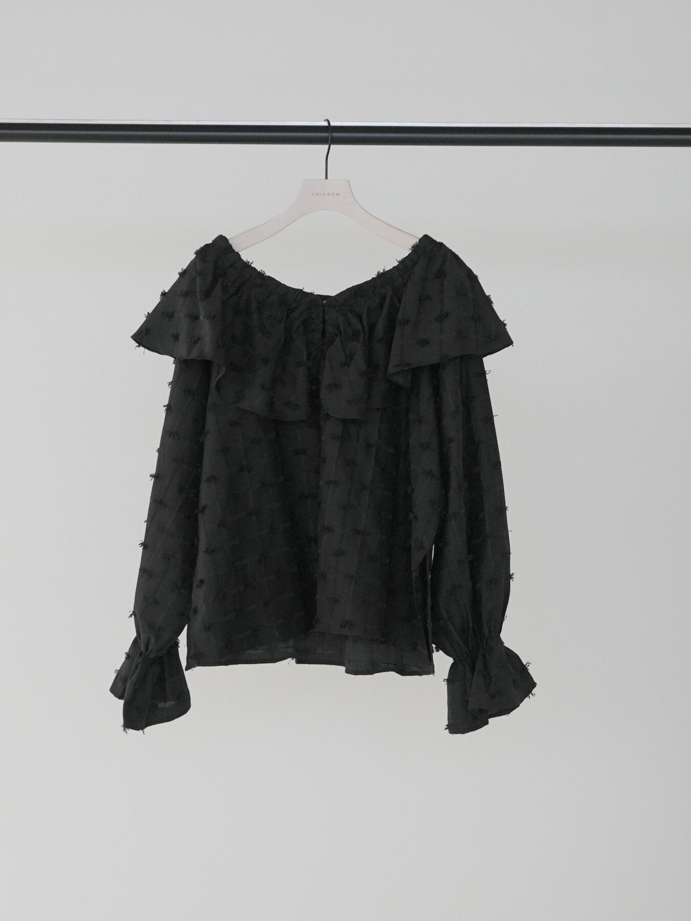 【CHIGNON】カットJQドロストカラーブラウス/1265-379NH
