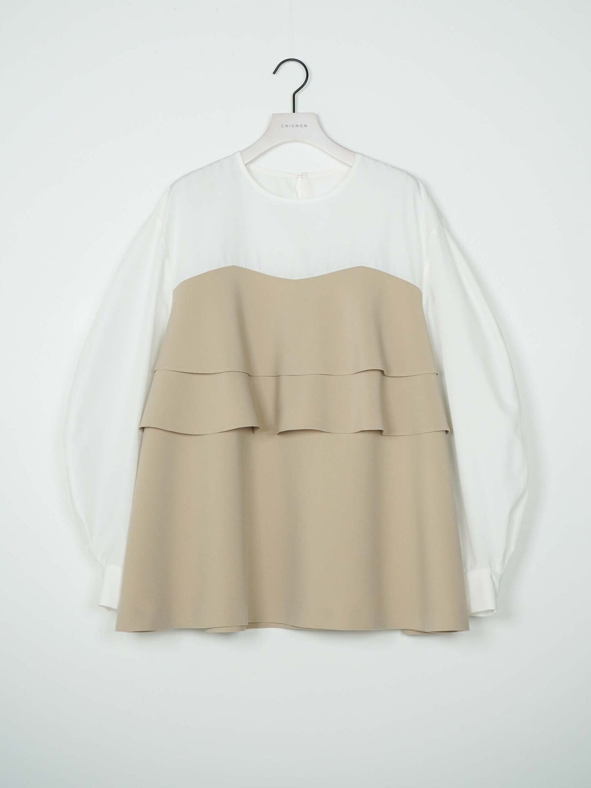 【CHIGNON】ソフトツイルドッキングプルオーバー/1266-605YX