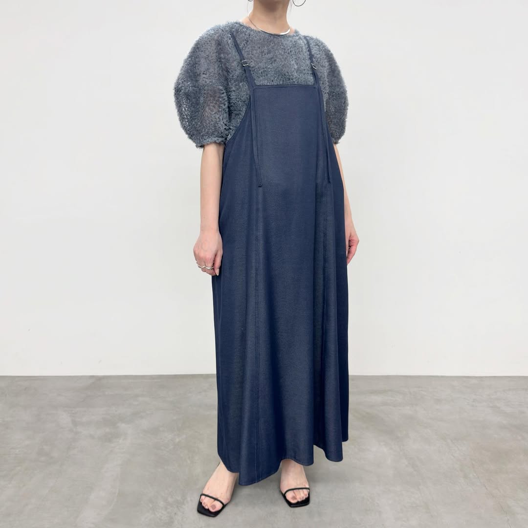 【NUS】UZUMAKIチュールランタンスリーブブラウス/550-35526