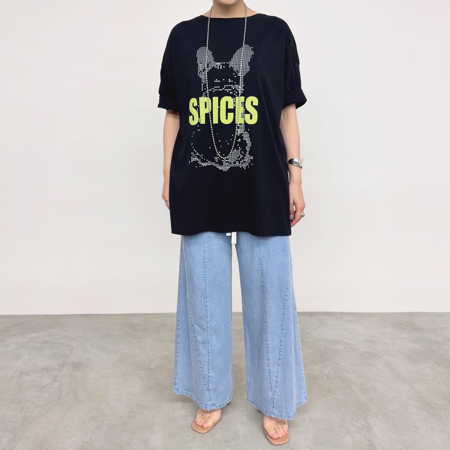 【NUS】プレミアム天笠2WAYイラストロゴビッグT/610-35036