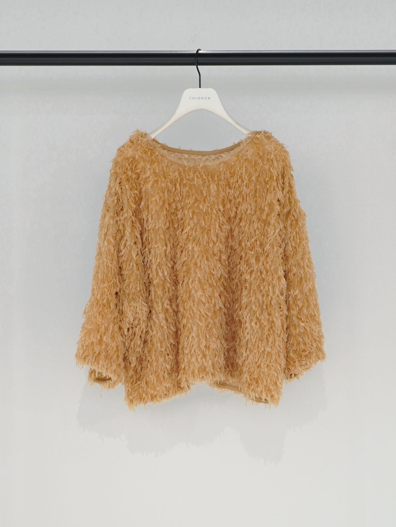 【CHIGNON】フェザーフリンジルーズT/1456-553KK