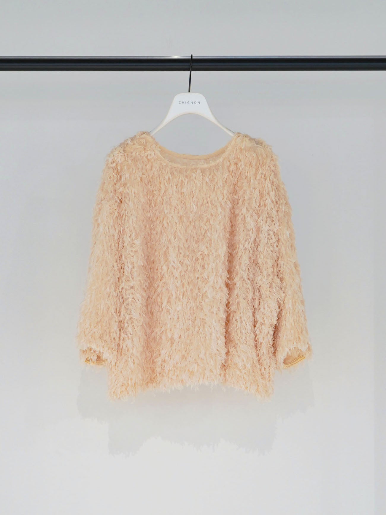 【CHIGNON】フェザーフリンジルーズT/1456-553KK