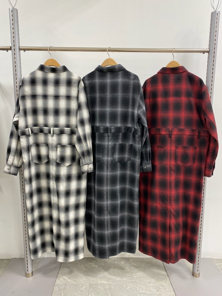 【ROSIEE】オンブレチェックワンピース/R792708