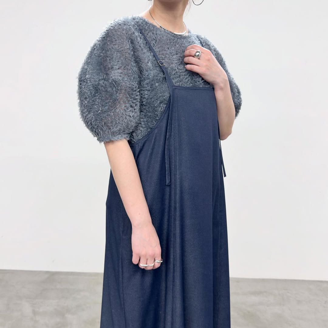 【NUS】UZUMAKIチュールランタンスリーブブラウス/550-35526