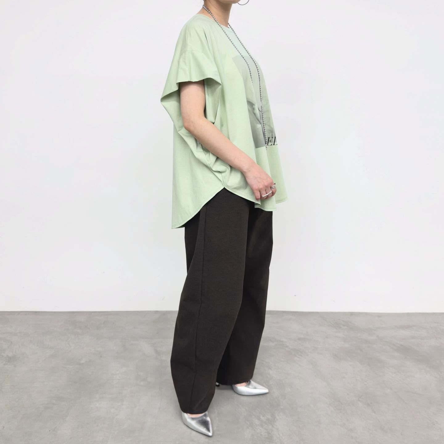 【NUS】コンパクトクールローレル天笠タックススリーブフォトTシャツ/610-35045