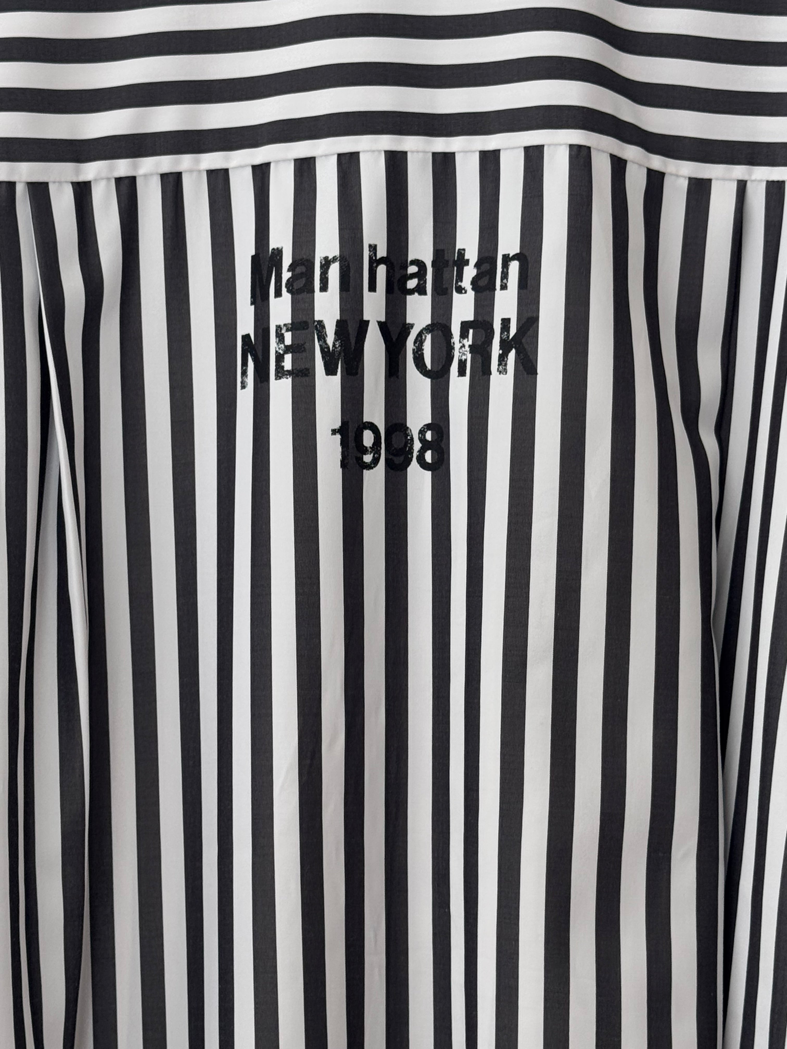 【CHIGNON】2WAYストライププリントシャツ/1555-218KK