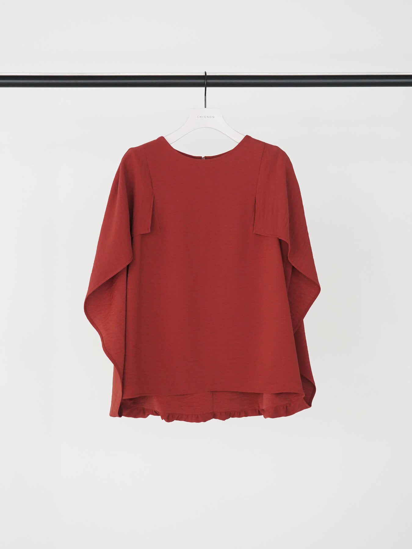 【CHIGNON】ケープバルーンブラウス/1563-658BZ