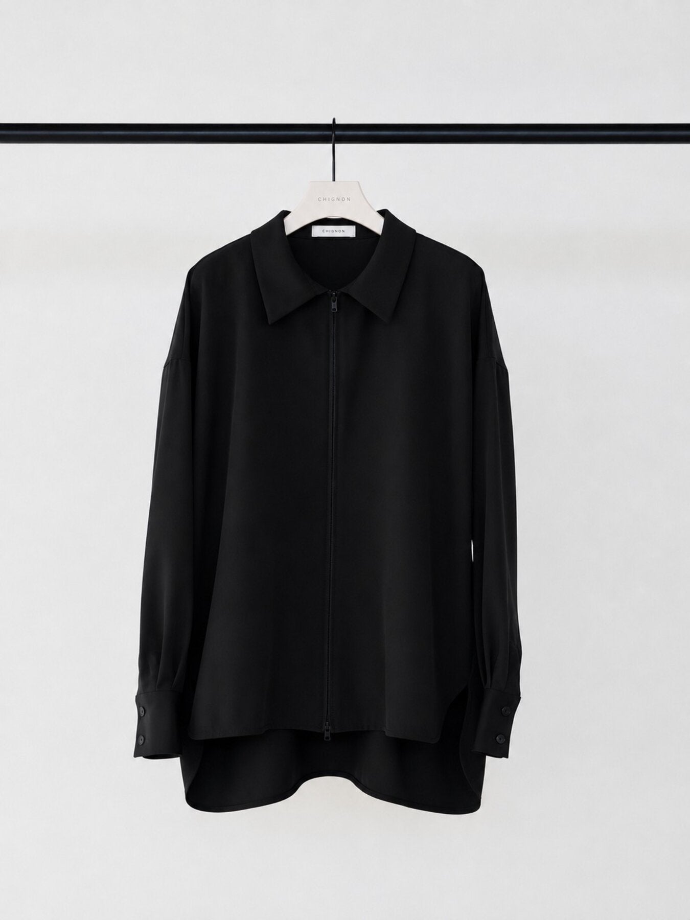 【CHIGNON】スマートシルエットスキッパーシャツ/1565-312KK