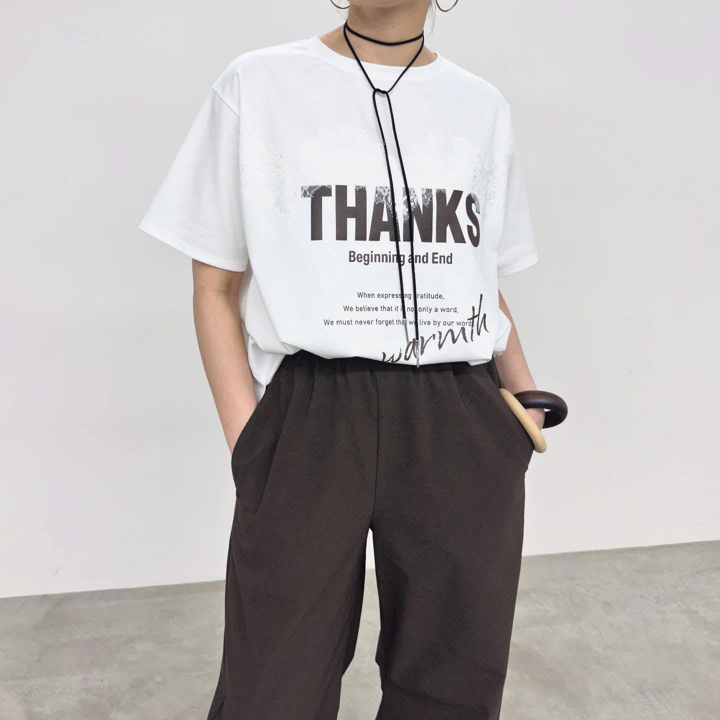 【NUS】ZOCCONポンチ×アイラッシュレースロゴT/610-35043