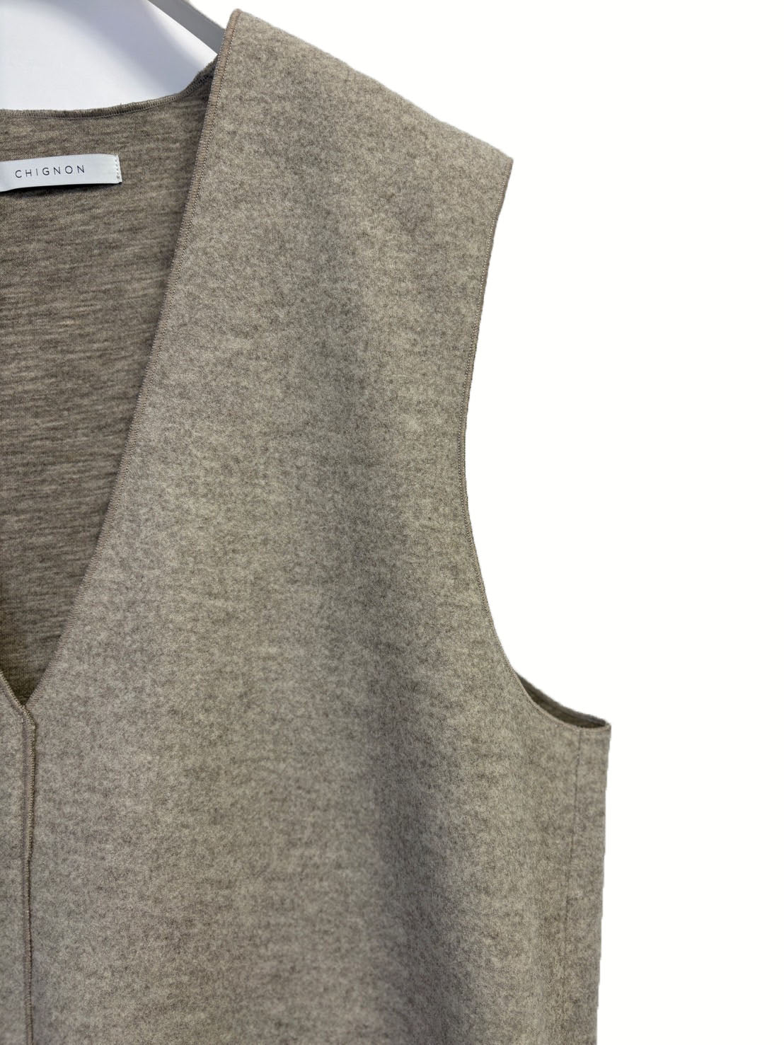 【CHIGNON】Wフェイスジャージジレ/1855-203KK