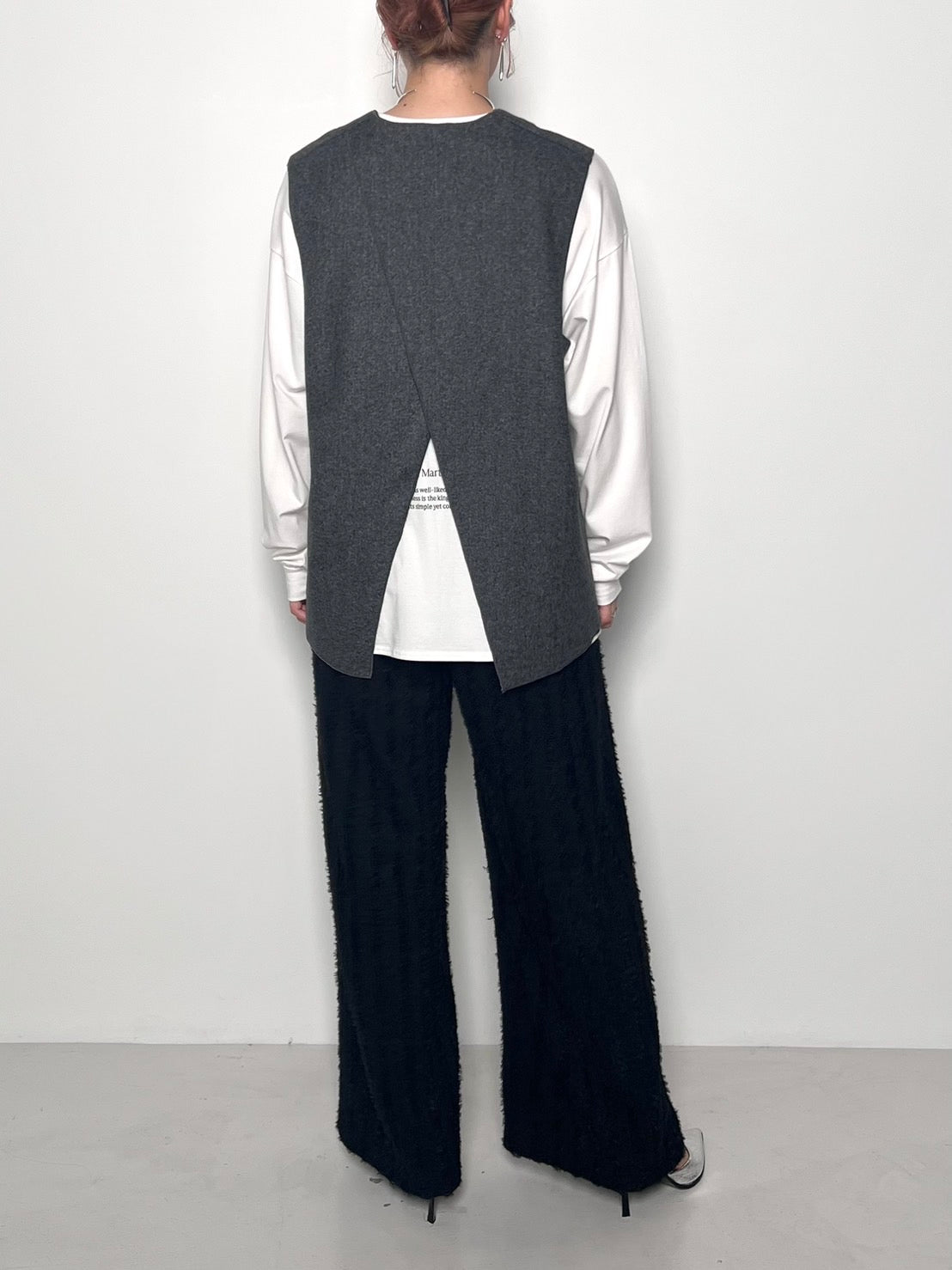 【CHIGNON】Wフェイスジャージジレ/1855-203KK