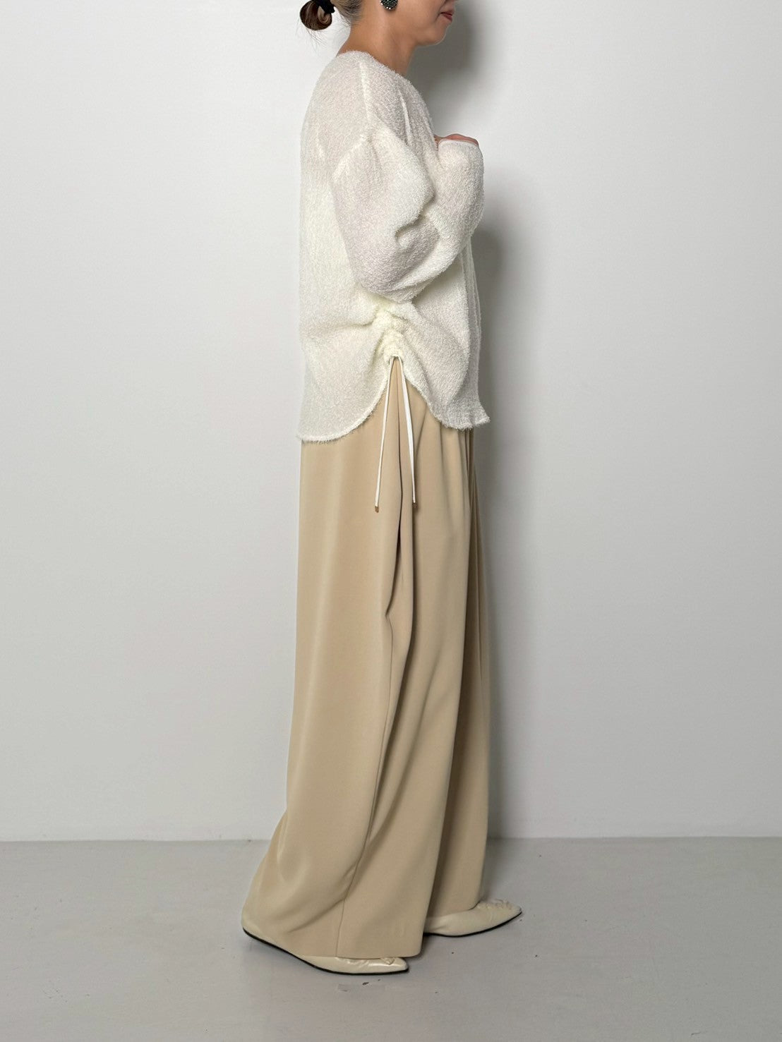 【CHIGNON】楊柳シャギーブラウス/1856-462BZ