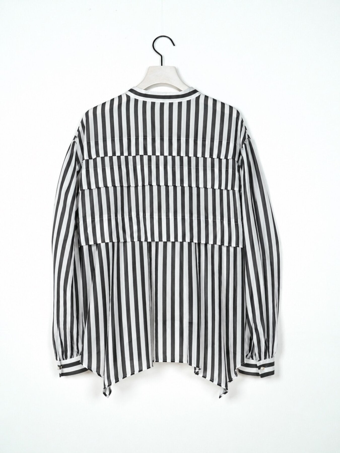 【CHIGNON】ストライプイレヘムシャツ/1866-620MK