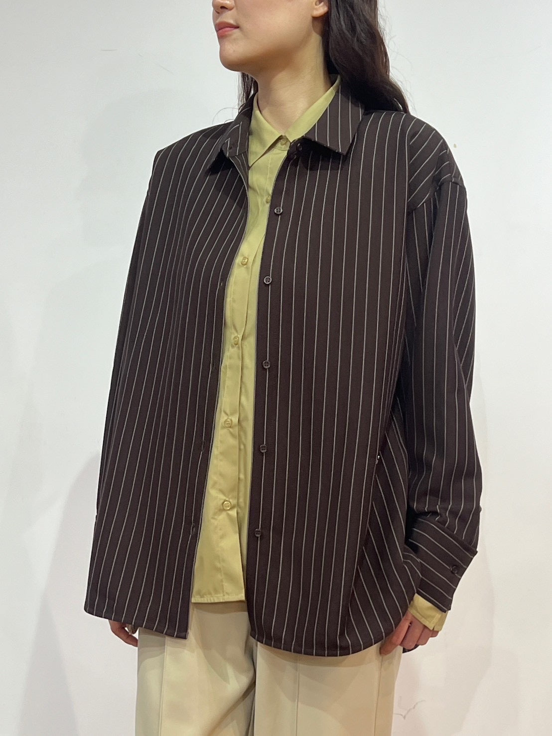【PRIORITY】レイヤードシャツ/P66175HW