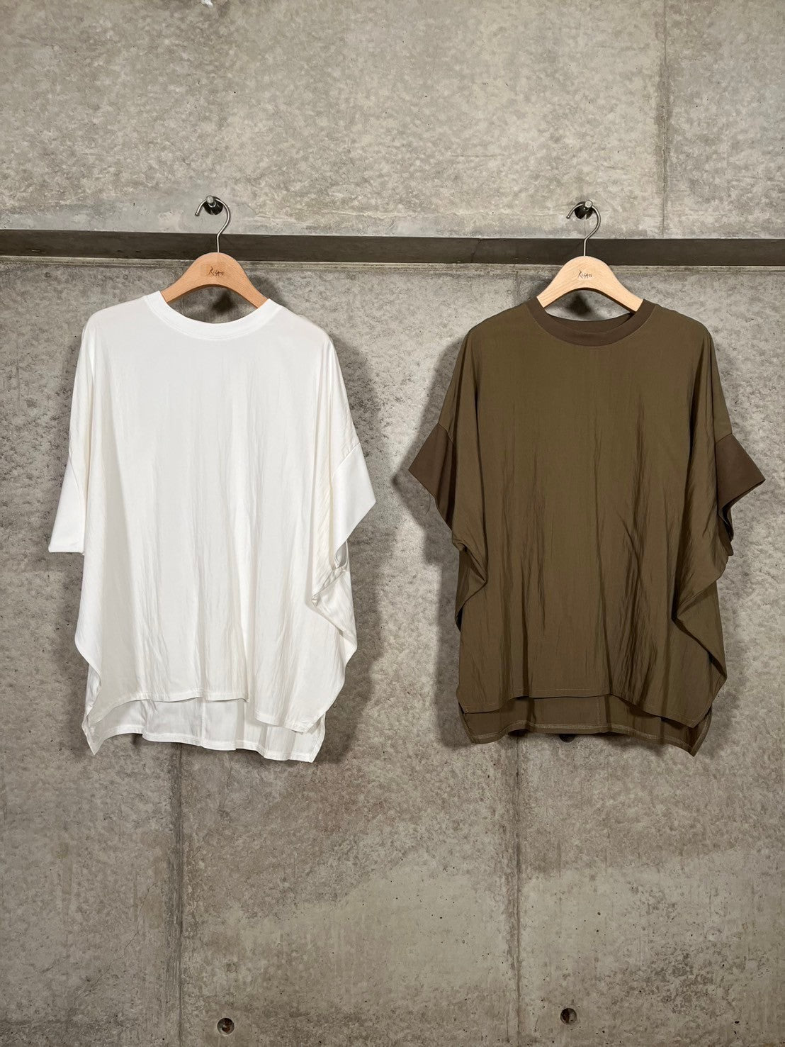 【RILATO】オーバーサイズ布帛Tシャツ/R25319