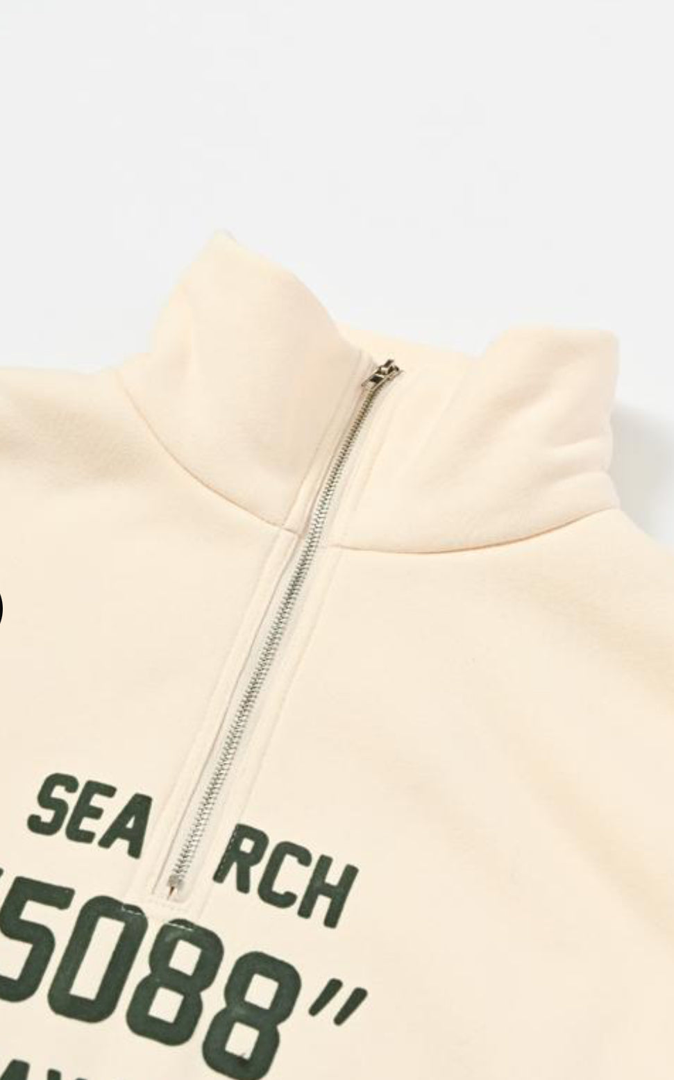 【ANGELINA】裏起毛ハーフジップ 25233-1717E