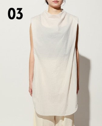 【ANGELINA】シアーストレッチプルオーバー/26163-1070D