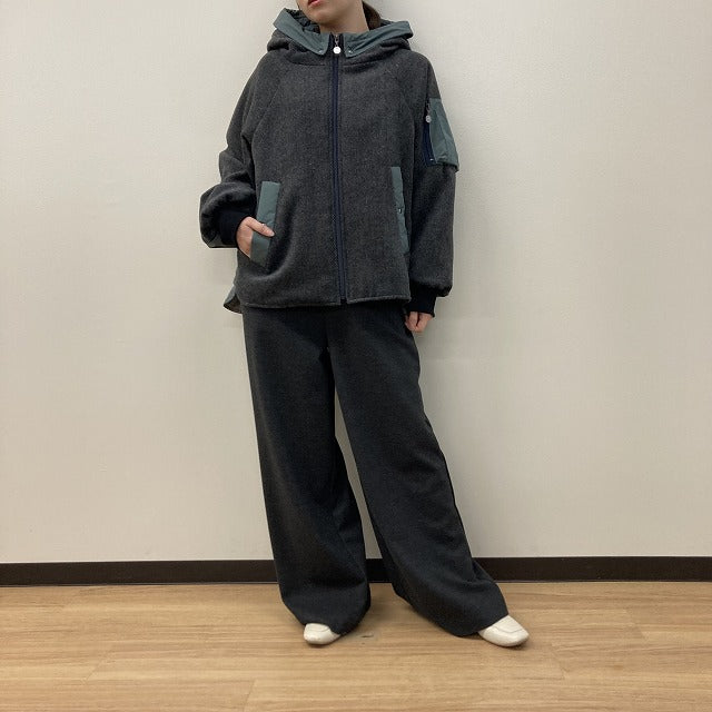 【C'EST MOI】ヘリンボーン×タフタブルゾン/20256566